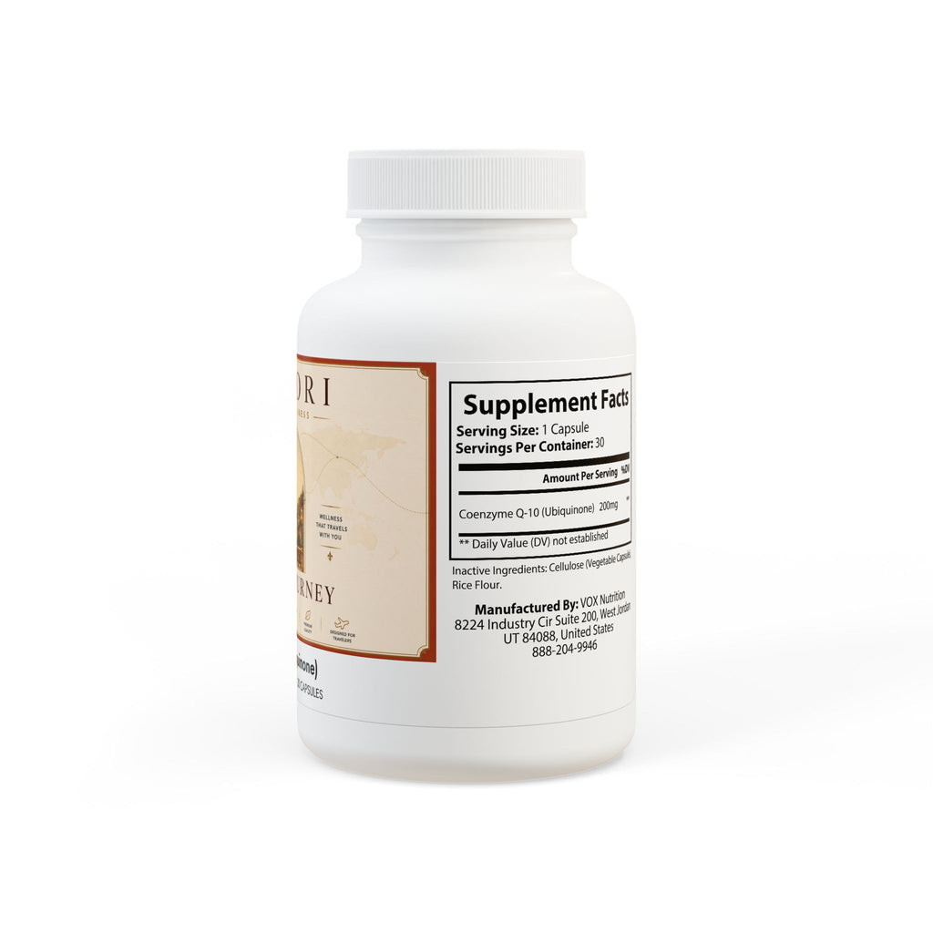 DAILY JOURNEY — CoQ10 Ubiquinone Supplement | 30 Vegan Capsules