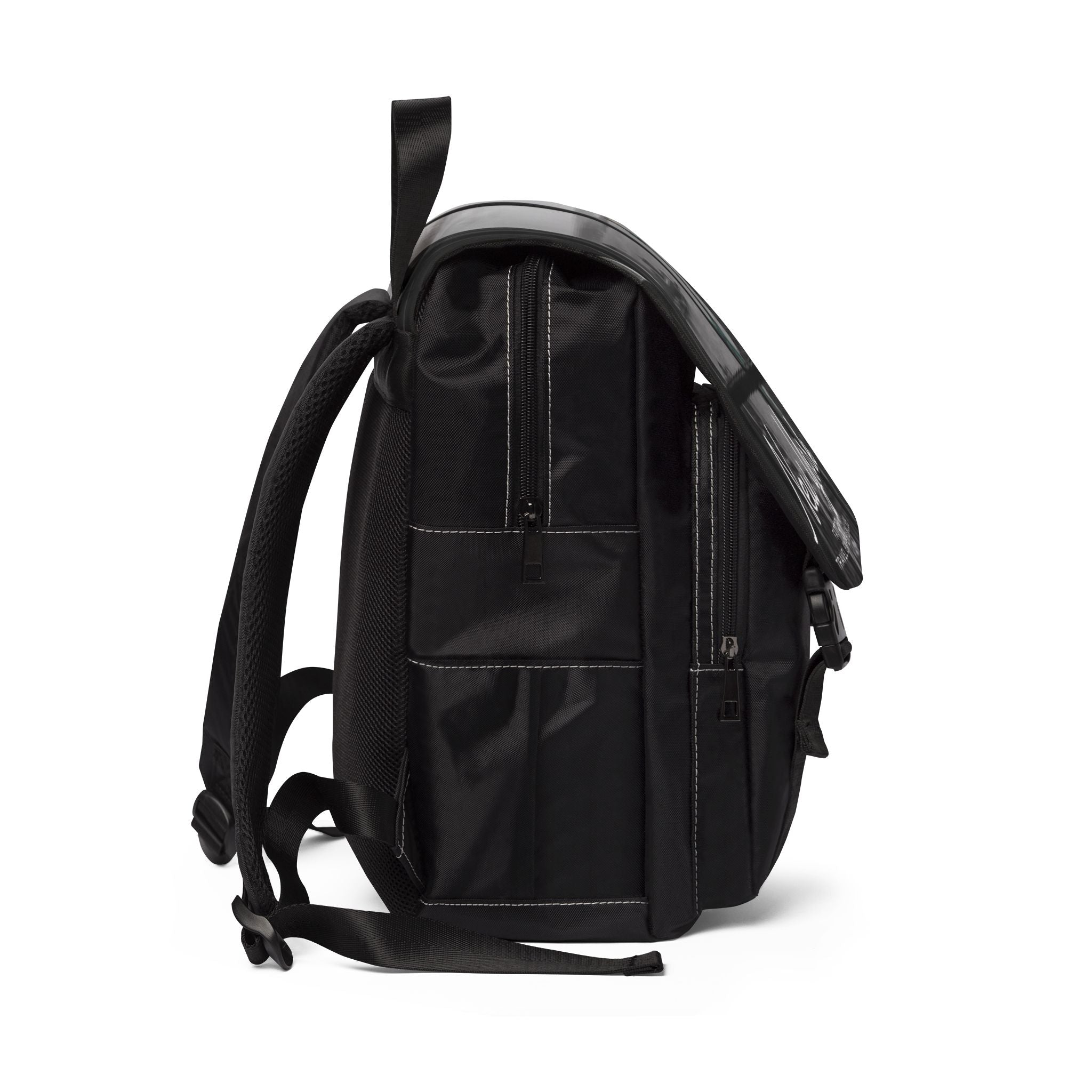 Luxury New York Backpack | Black & White Collection | Premium Oxford Canvas Travel Backpack