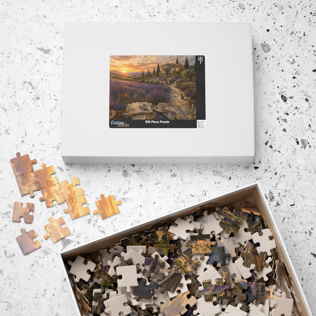 Luxury Provence Lavender Fields Puzzle | France | 520 Piece Travel Puzzle