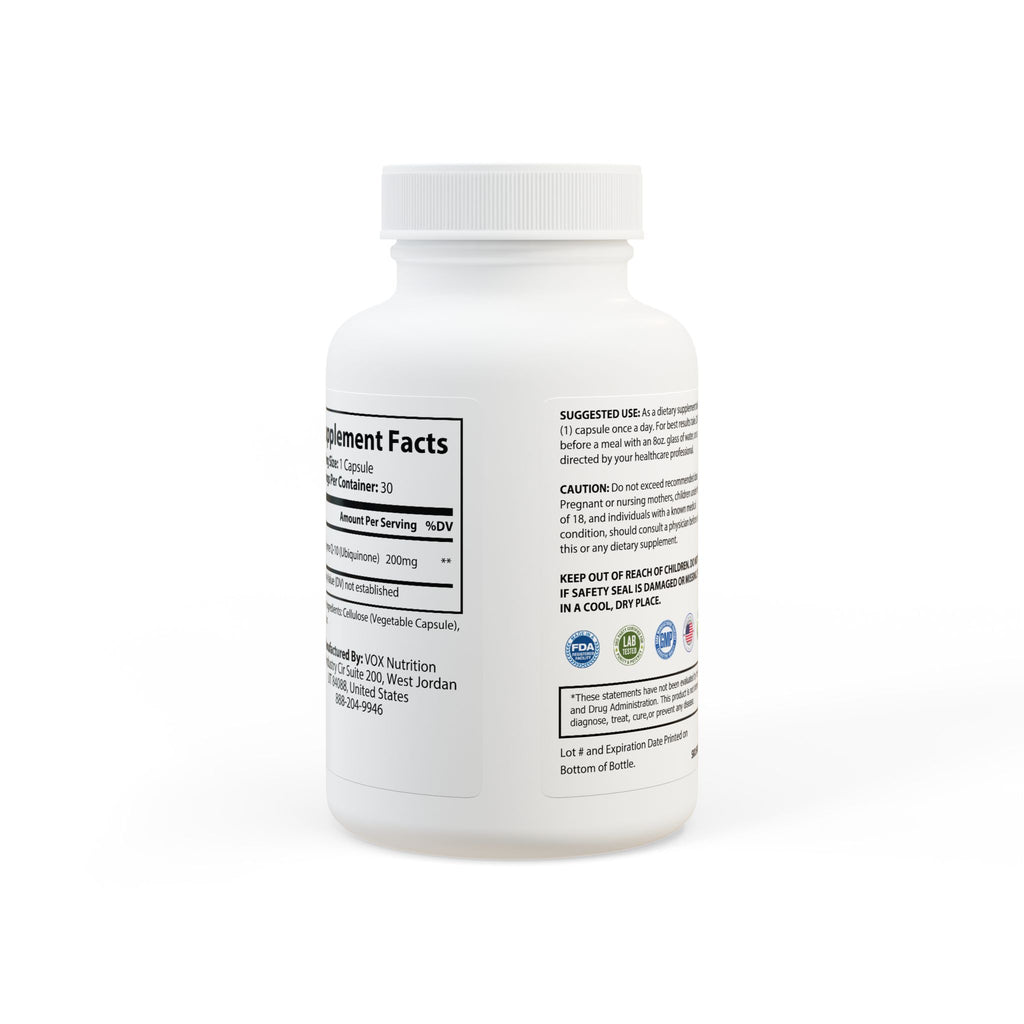 DAILY JOURNEY — CoQ10 Ubiquinone Supplement | 30 Vegan Capsules