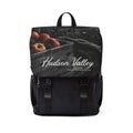 Luxury Hudson Valley Backpack | Black & White Collection | Premium Oxford Canvas Travel Backpack