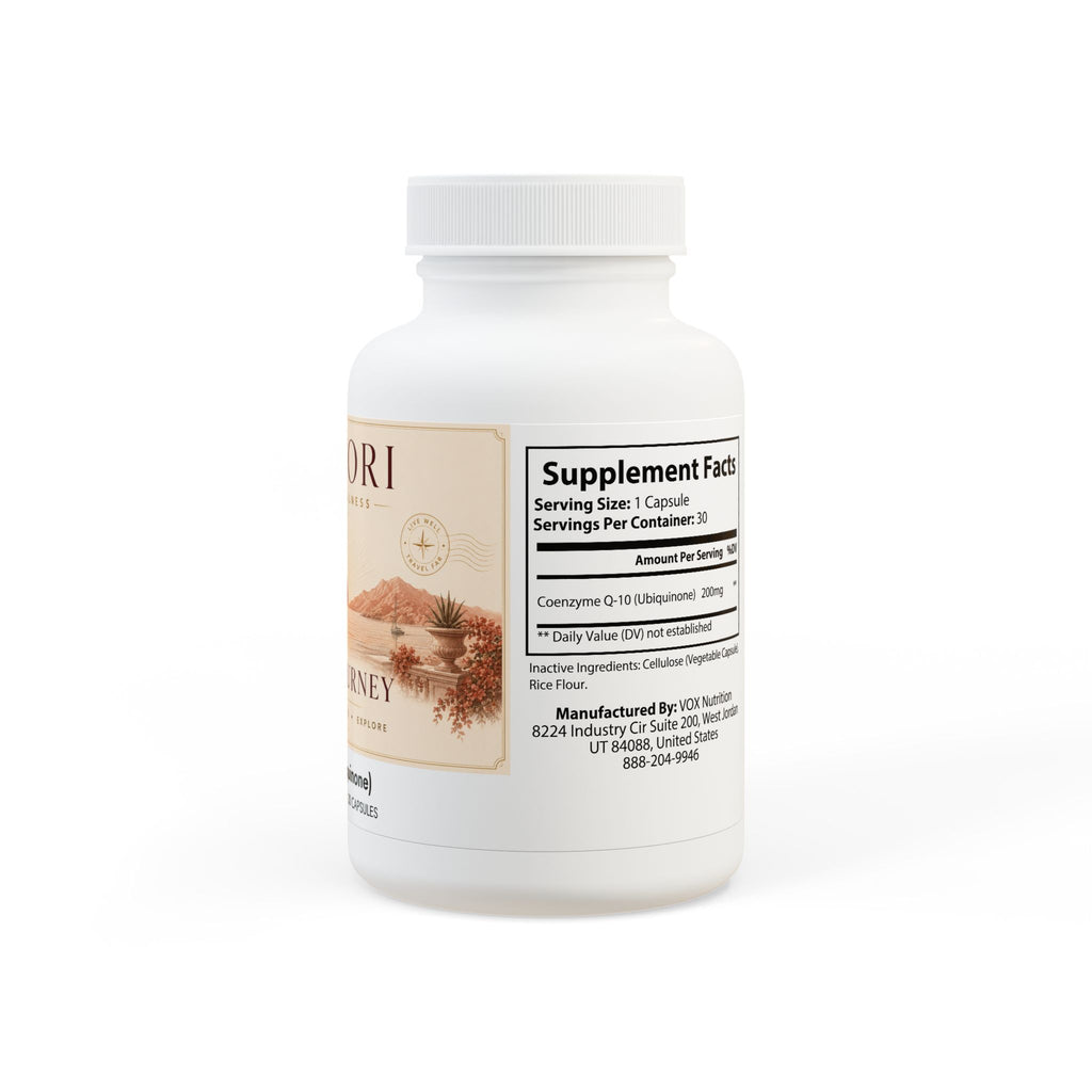 DAILY JOURNEY — CoQ10 Ubiquinone Supplement | 30 Vegan Capsules