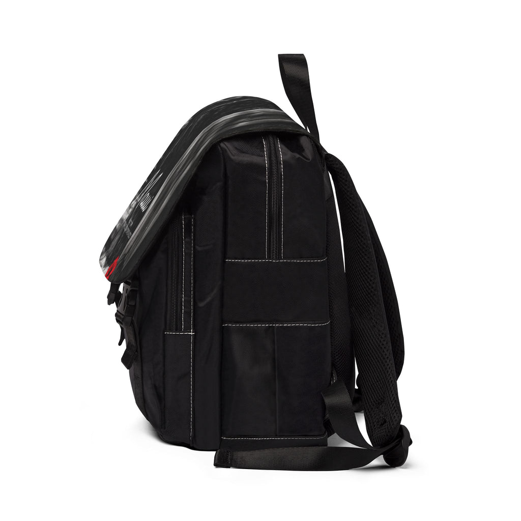 Luxury Maui Black & White Backpack | Premium Oxford Canvas Travel Backpack
