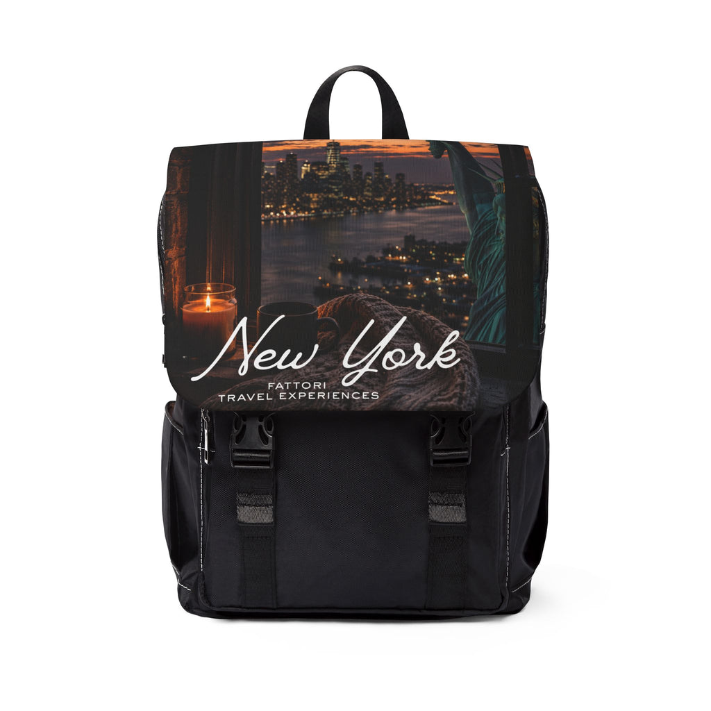 Luxury New York Backpack | Premium Oxford Canvas Travel Backpack