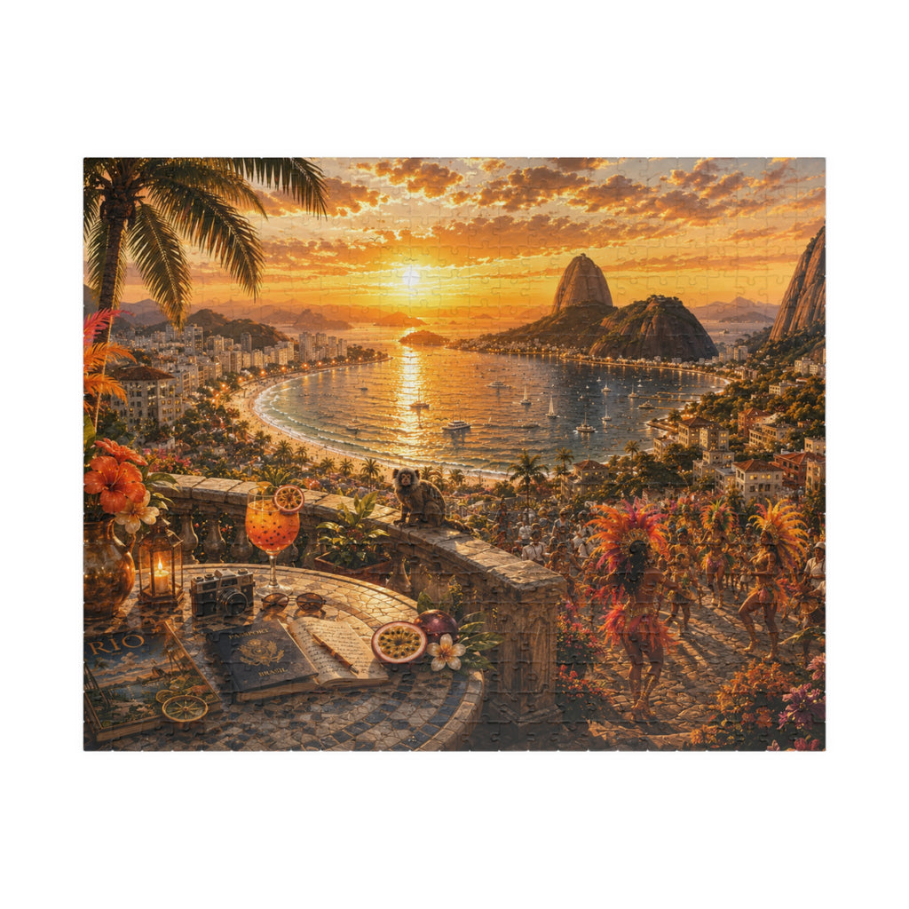 Luxury Rio Carnival Puzzle | Brazil | 520 Piece Travel Puzzle