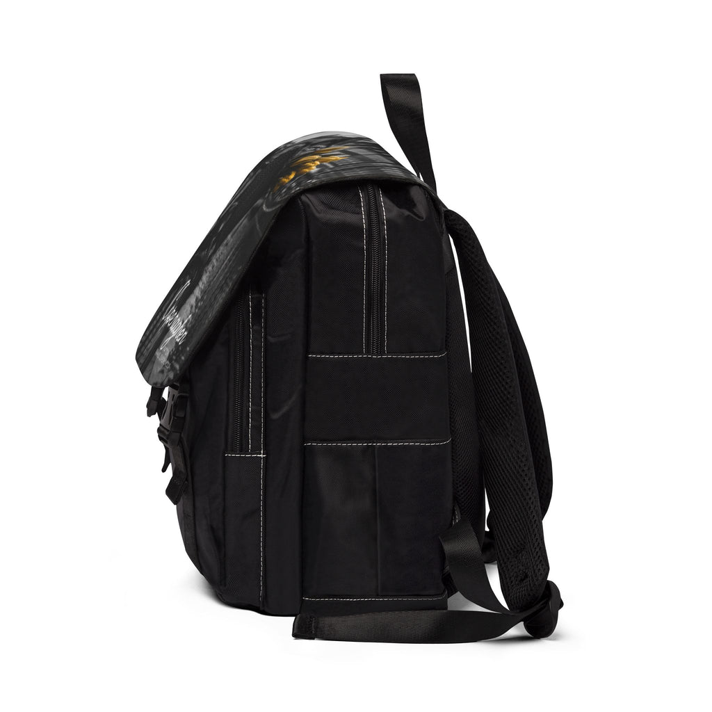 Luxury Copenhagen Backpack | Black & White Collection | Premium Oxford Canvas Travel Backpack