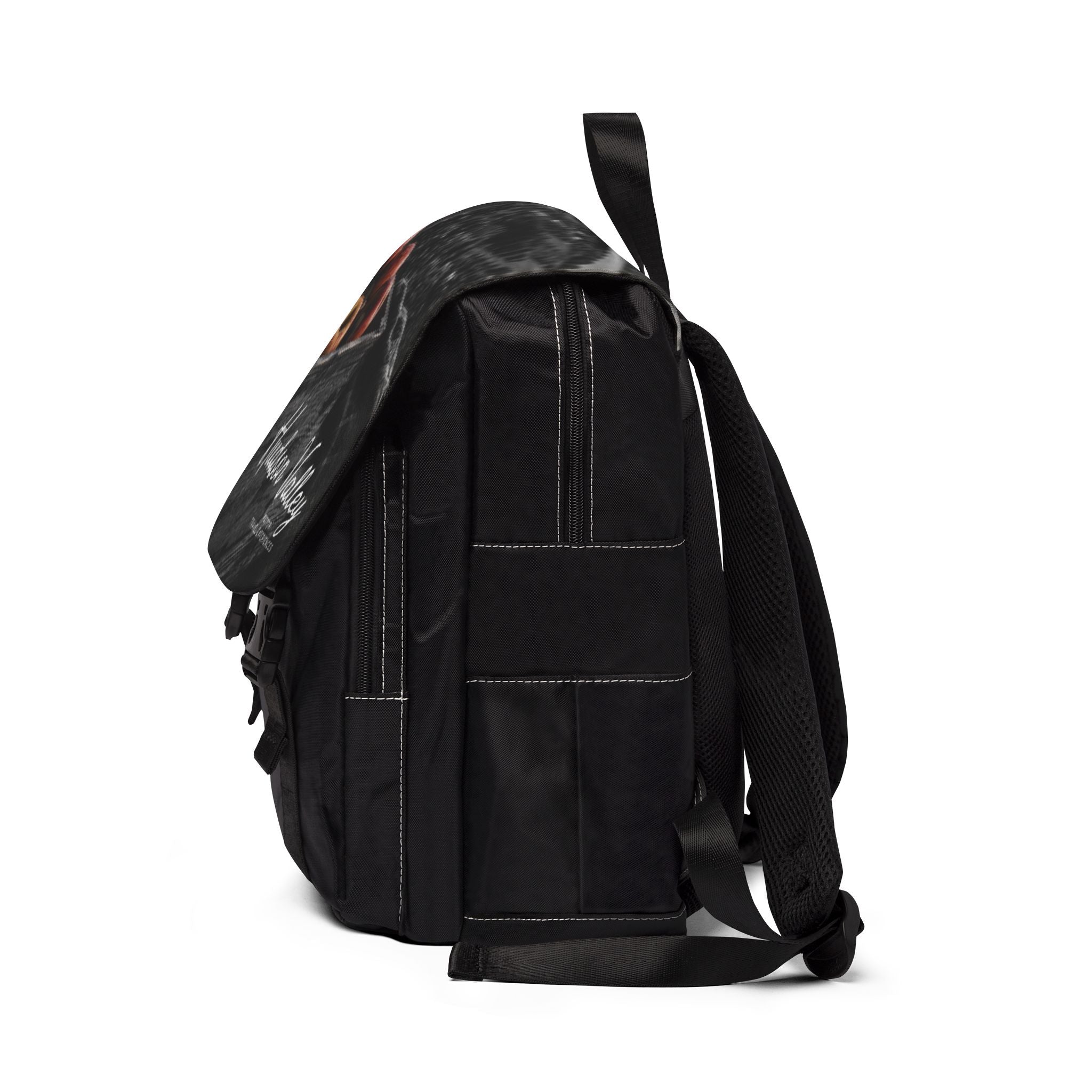 Luxury Hudson Valley Backpack | Black & White Collection | Premium Oxford Canvas Travel Backpack