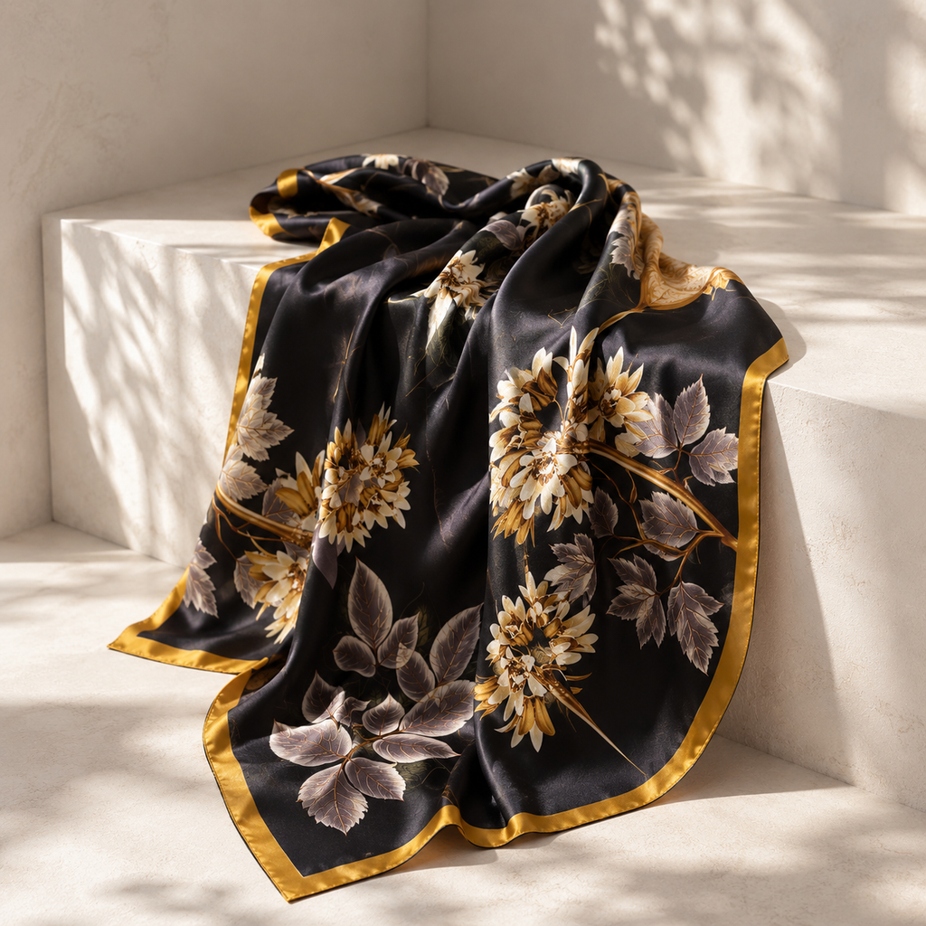Como Golden Hour – Italian Lake Inspired Square Scarf