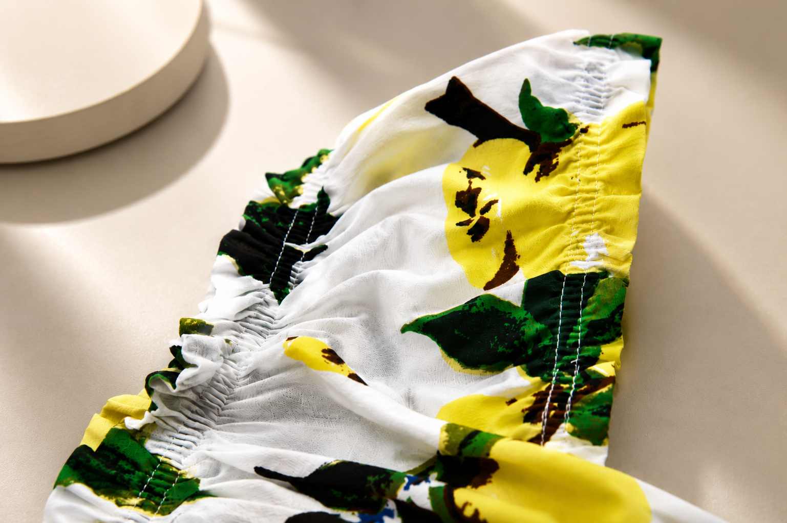 La Dolce Vita Lemon Crop Top