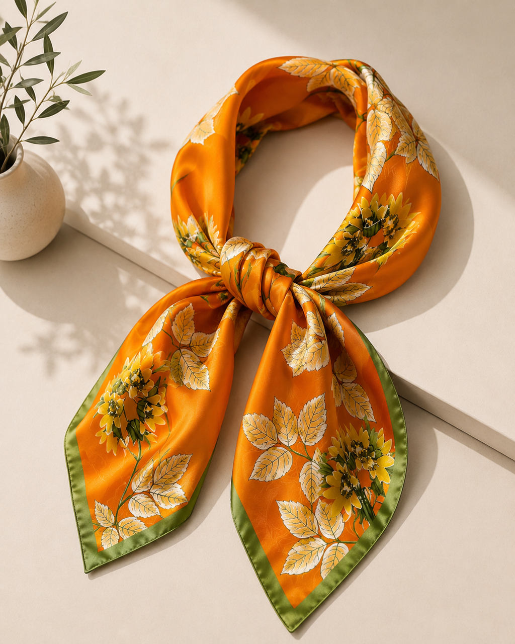 Como Golden Hour – Italian Lake Inspired Square Scarf