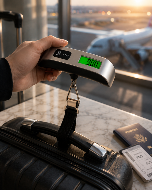 Digital Luggage Scale – Portable Travel Baggage Weight Scale up to 110 lb