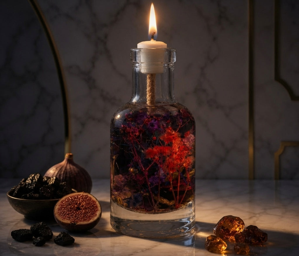 Prague After Midnight Ritual Oil Candle | Black Amber Fig